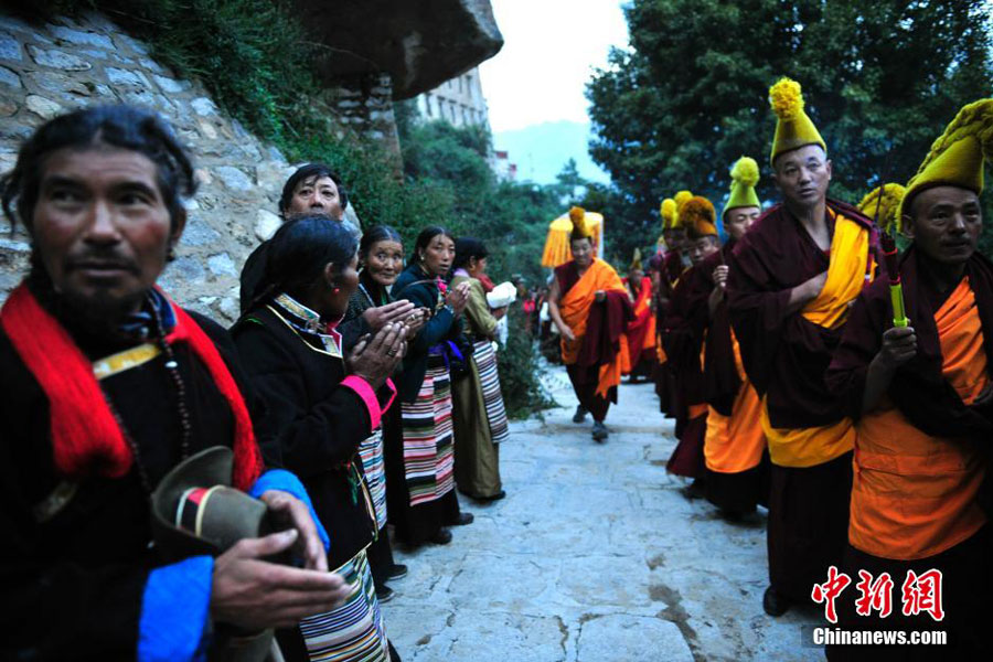 Shoton Festival celebrated in Tibet