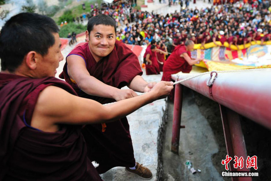 Shoton Festival celebrated in Tibet