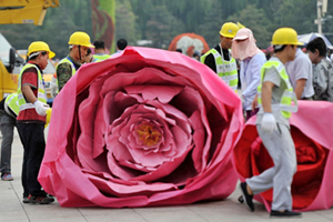 Chinese flag snapshots go viral