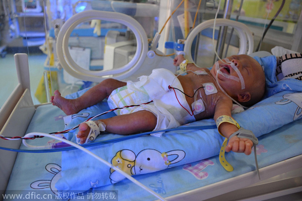 'Miracle' premature baby ready to go home