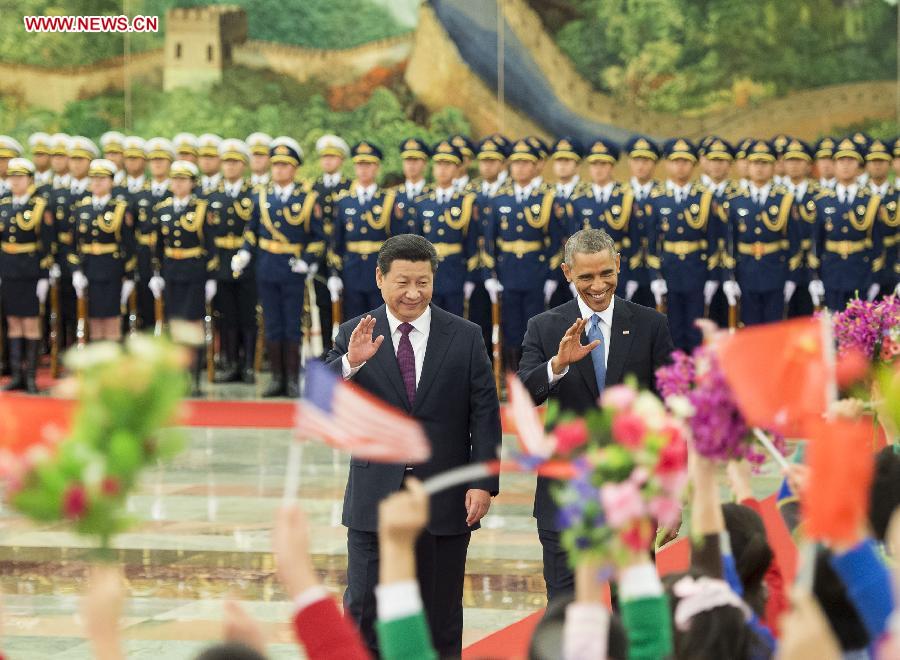 Xi talks with Obama, pledges commitment to new-type of major-country relations