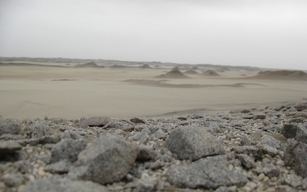 Meteorite madness in an alien landscape