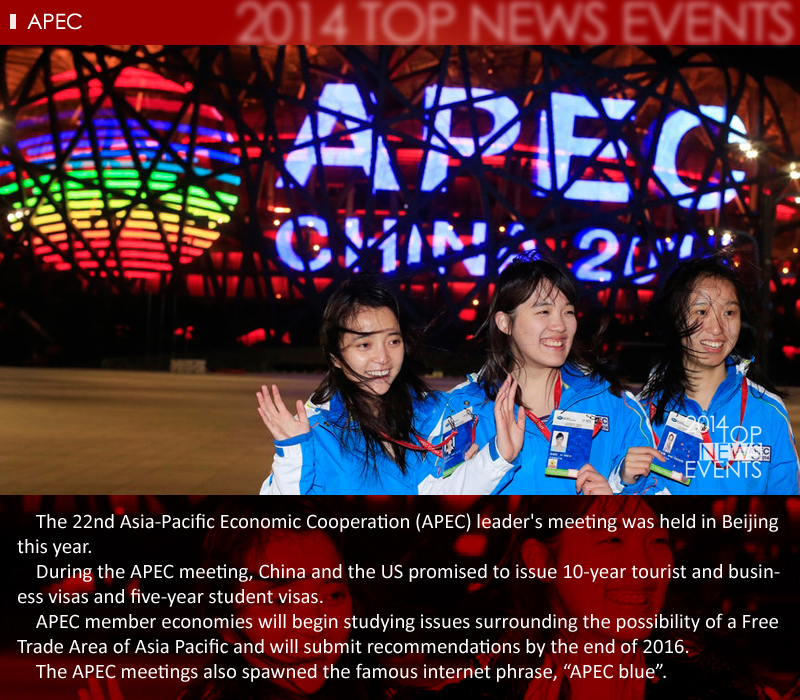 2014 top news events in China