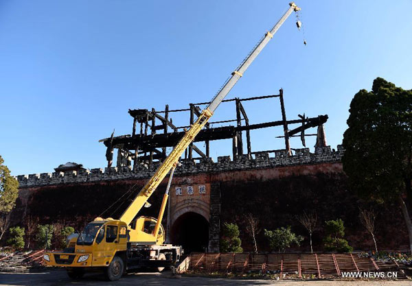 600-year-old tower destroyed in SW China fire