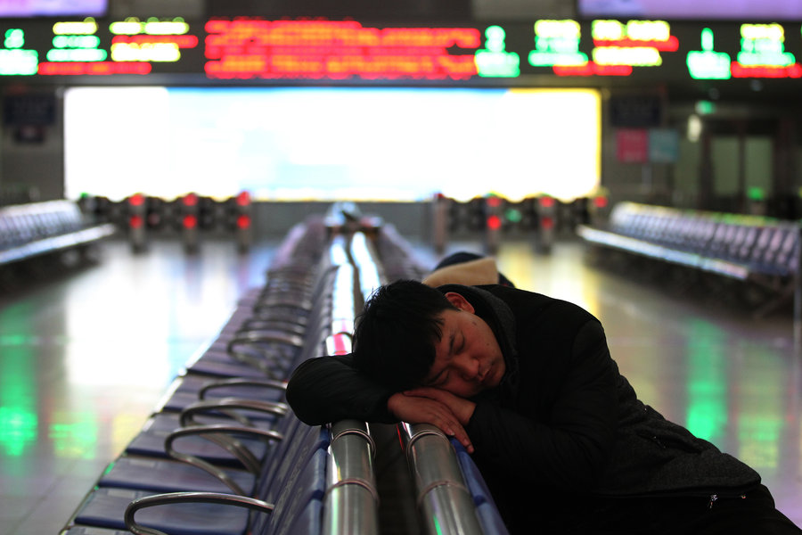 Sleeping snapshots during <EM>chunyun</EM>