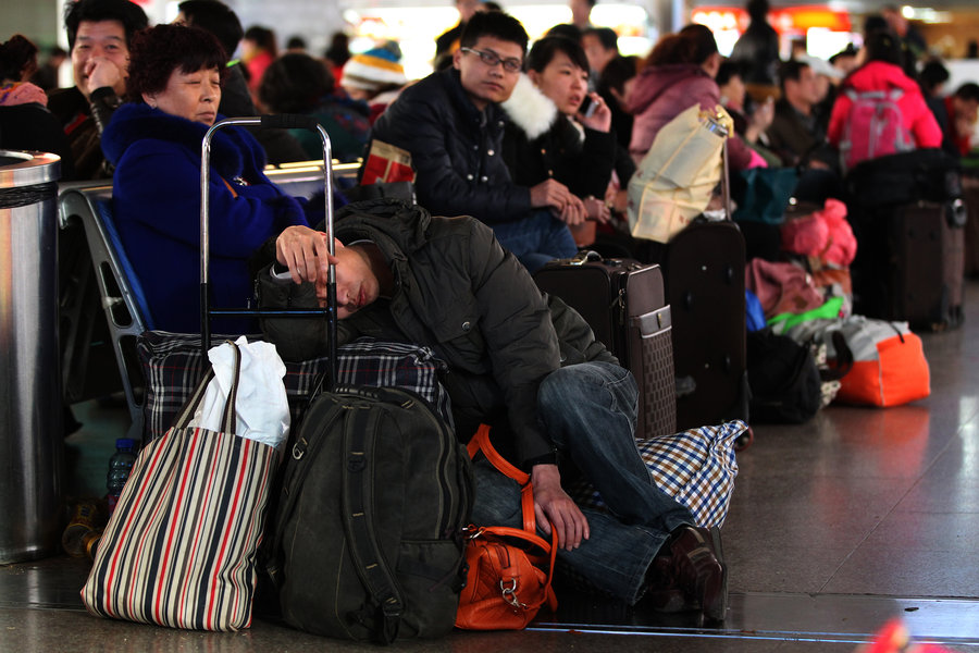 Sleeping snapshots during <EM>chunyun</EM>