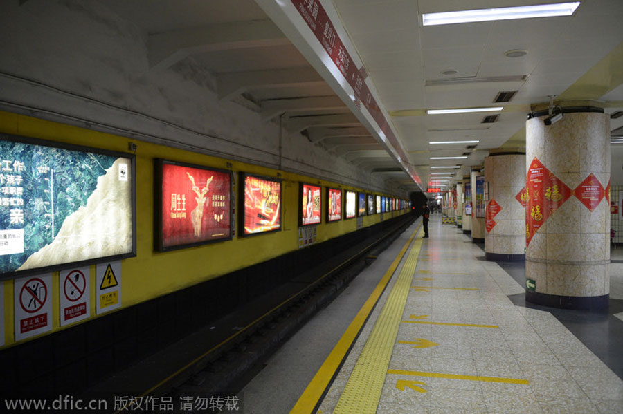 Beijing seems abandoned for Lunar New Year!