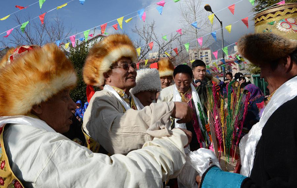 Tibetans rejoice at twin New Year celebration