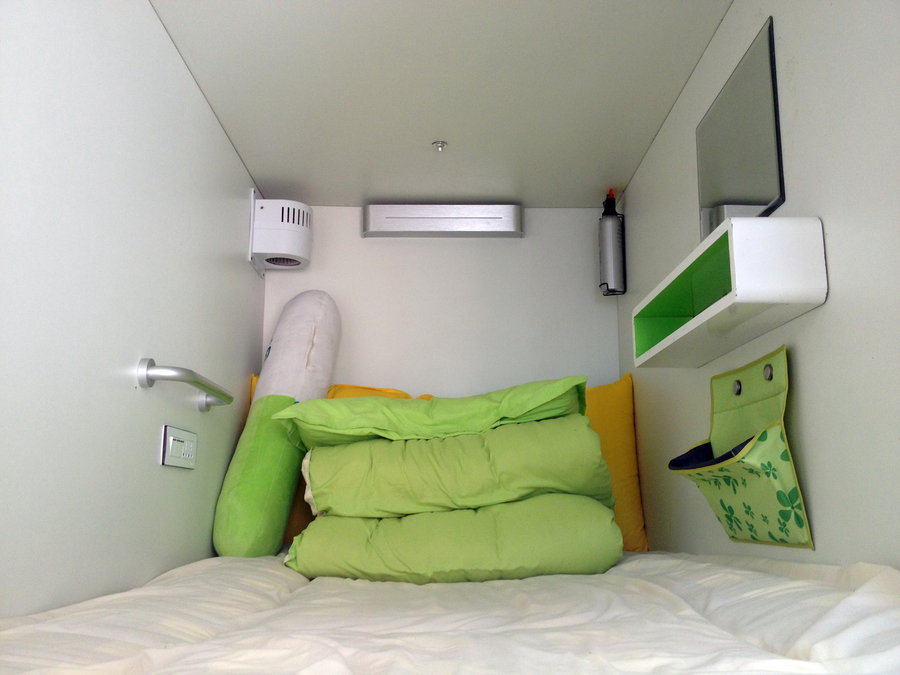 Claustrophobics beware: Beijing's capsule apartment