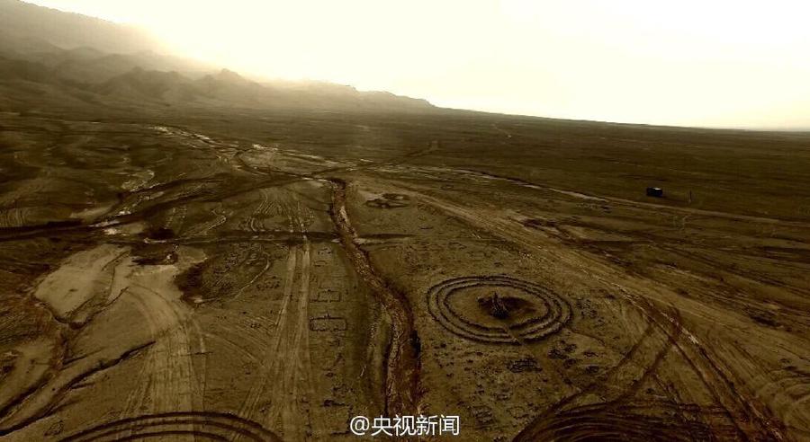 Massive stone circles found in desert