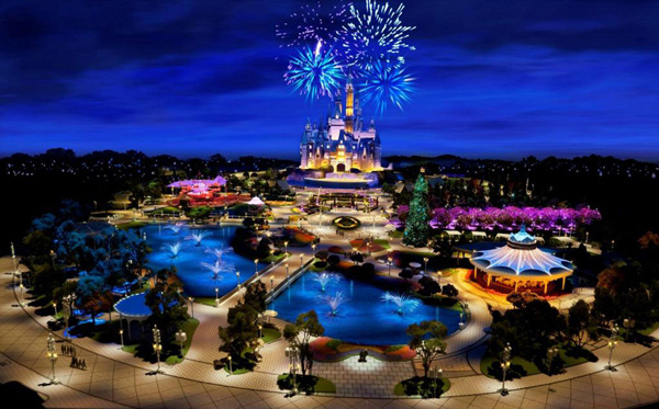 Ocean theme park under construction near Shanghai Disneyland