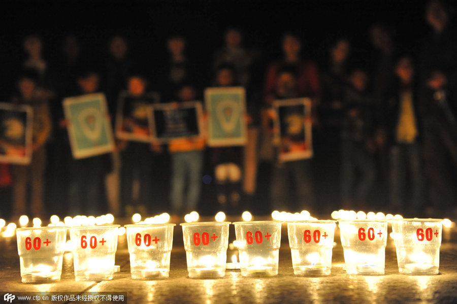 Students show support for Earth Hour