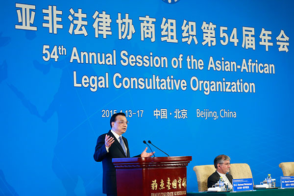 Premier attends opening ceremony of Asian-African legal session