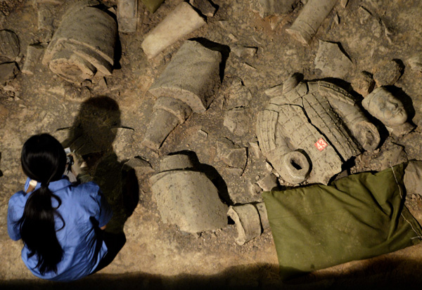 Digital technology assists Terracotta Warrior dig