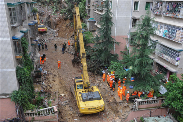 Building collapse in Guizhou caused by landslide: govt