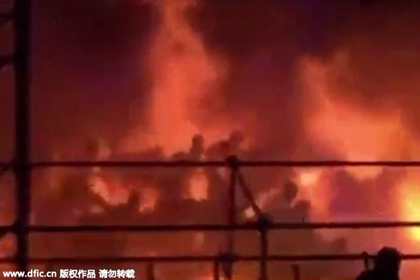 Hundreds injured in Taiwan park fire