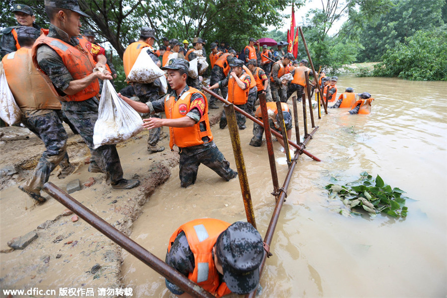 East China floods disrupt life