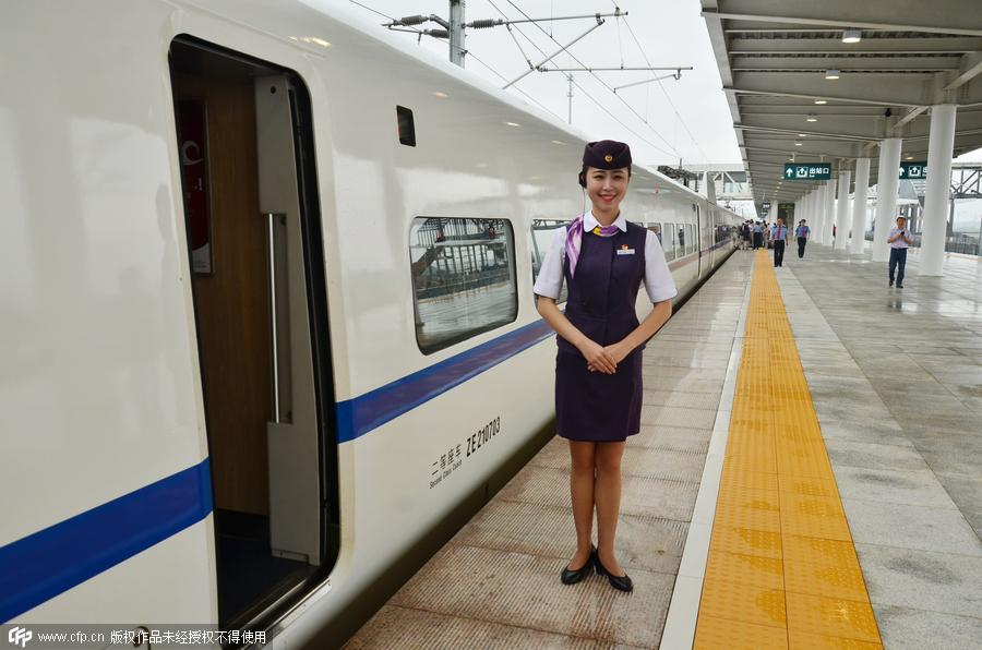 East China's 'most beautiful' high-speed rail opens