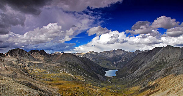Nine holy lakes in Tibet