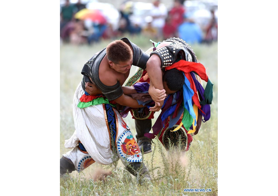 Nadam fair held to celebrate harvest in China's Inner Mongolia