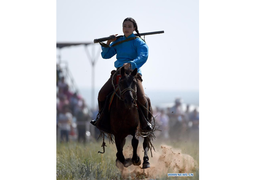 Nadam fair held to celebrate harvest in China's Inner Mongolia