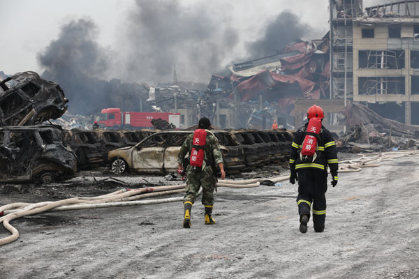 Questions remain as fires put out after Tianjin blasts