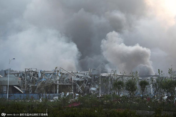 Death toll at 112 from Tianjin blasts, sodium cyanide located