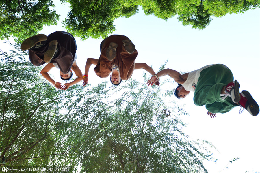 For Parkour fans, the city is the arena