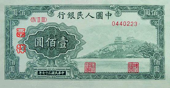 The evolution of RMB notes