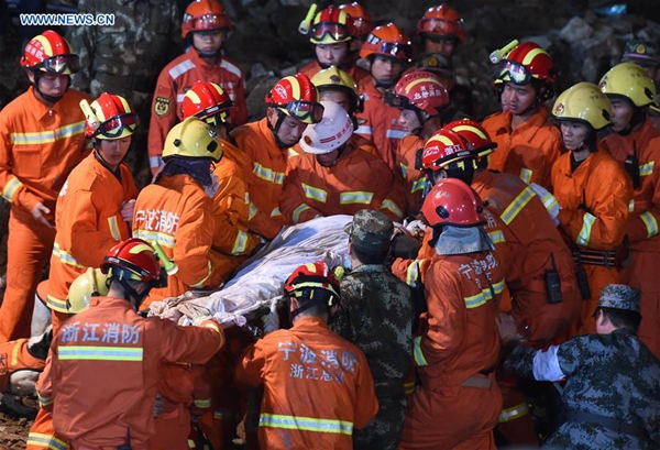 Death toll in east China landslide rises to 16