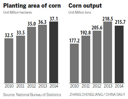 Corn crop to be reduced