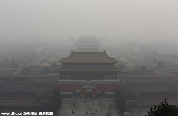 Beijing lifts red alert but smog will be back in two days