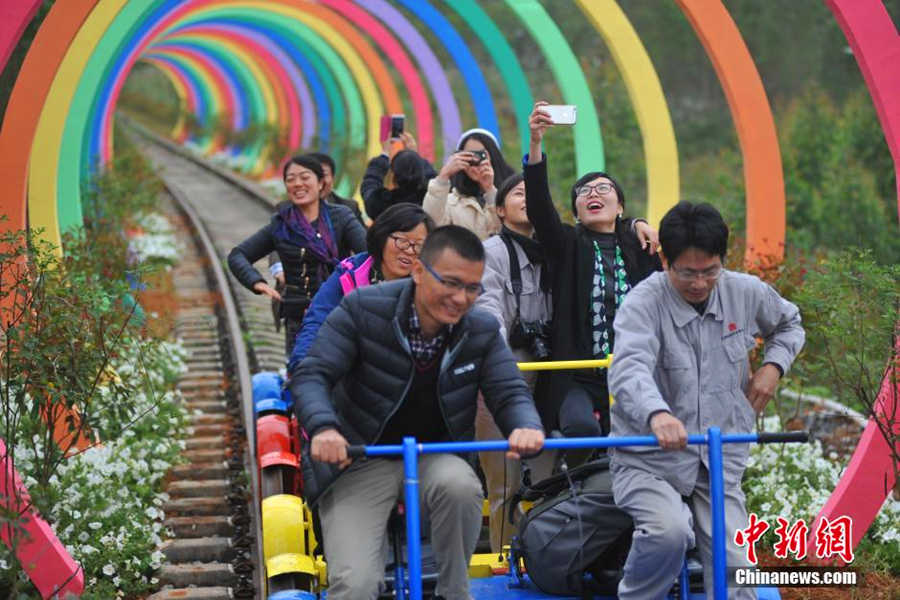 Fairy tale tunnel of love in South China