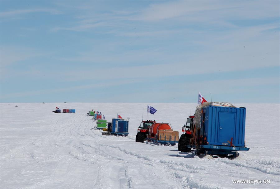 Two Chinese expedition teams set off for Antarctic inland