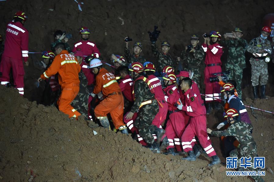 One survivor rescued from Shenzhen's landslide