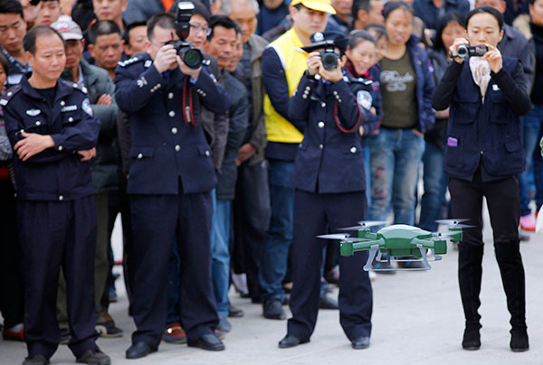 Drones give police an eye in the sky