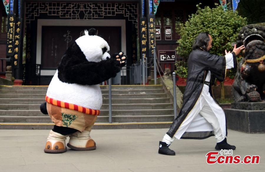 Kung Fu Panda hones skills from master