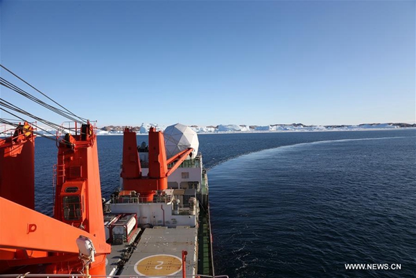 Chinese icebreaker completes second trip around Antarctica