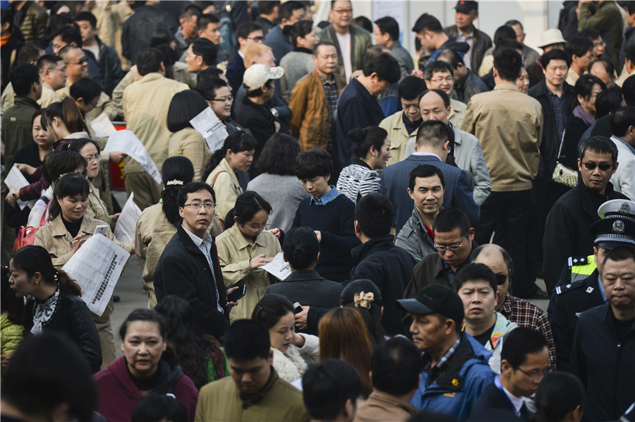 C China coal and steel workers look for other jobs