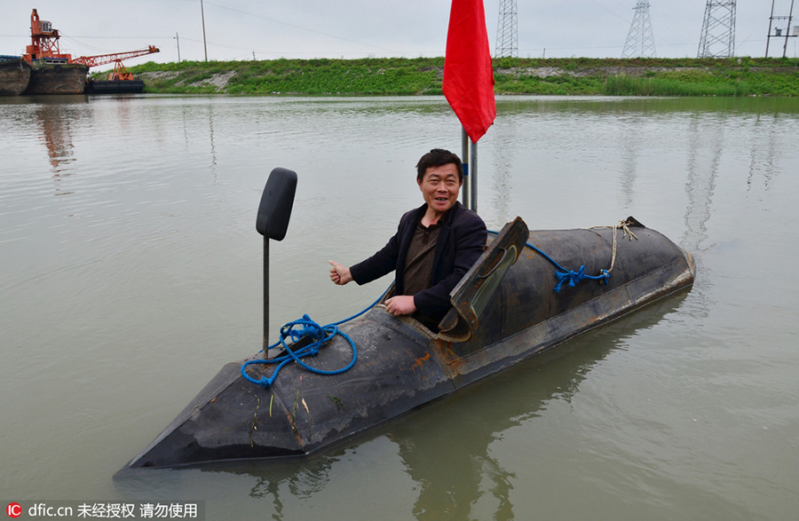 Chinese farmer granted patent for submarine