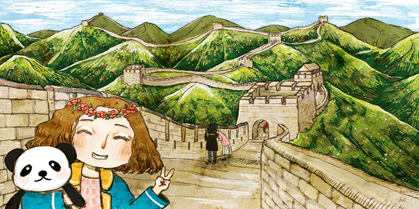 Girl's view of Beijing captured in pic book