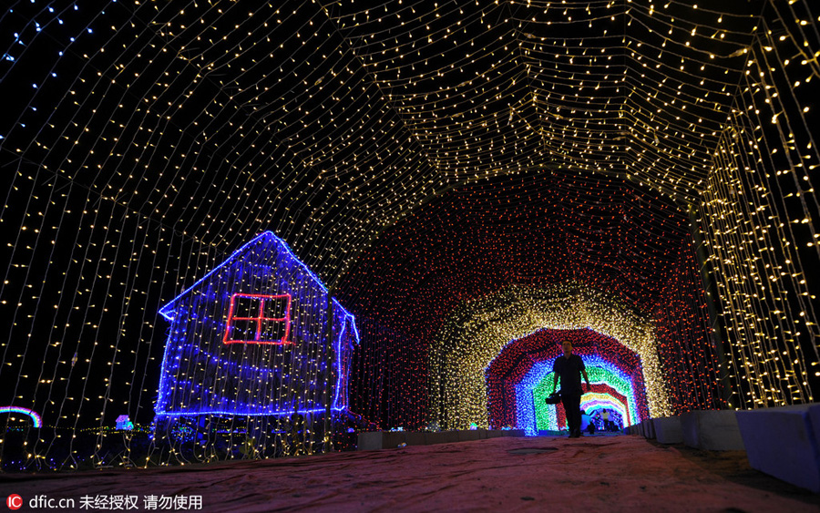 Millions of LED lights to create a dreamy world