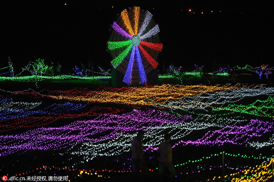 Millions of LED lights to create a dreamy world