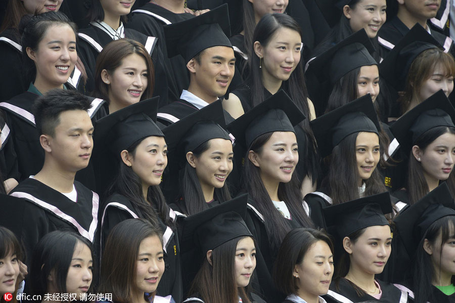 Future film stars take graduation photos