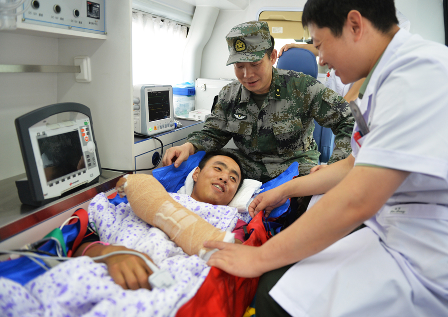 Injured peacekeeping soldiers return home from South Sudan