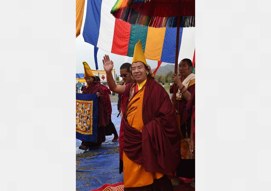 Panchen Lama's sacred ritual draws thousands of devotees