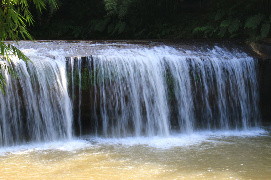 Magnificent view of Sidonggou waterfall