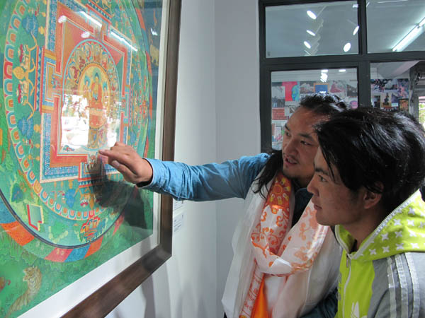 Mandala art exhibition opens in Tibet