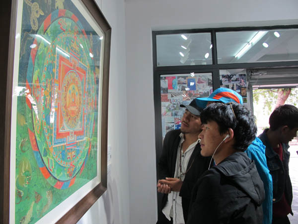 Mandala art exhibition opens in Tibet