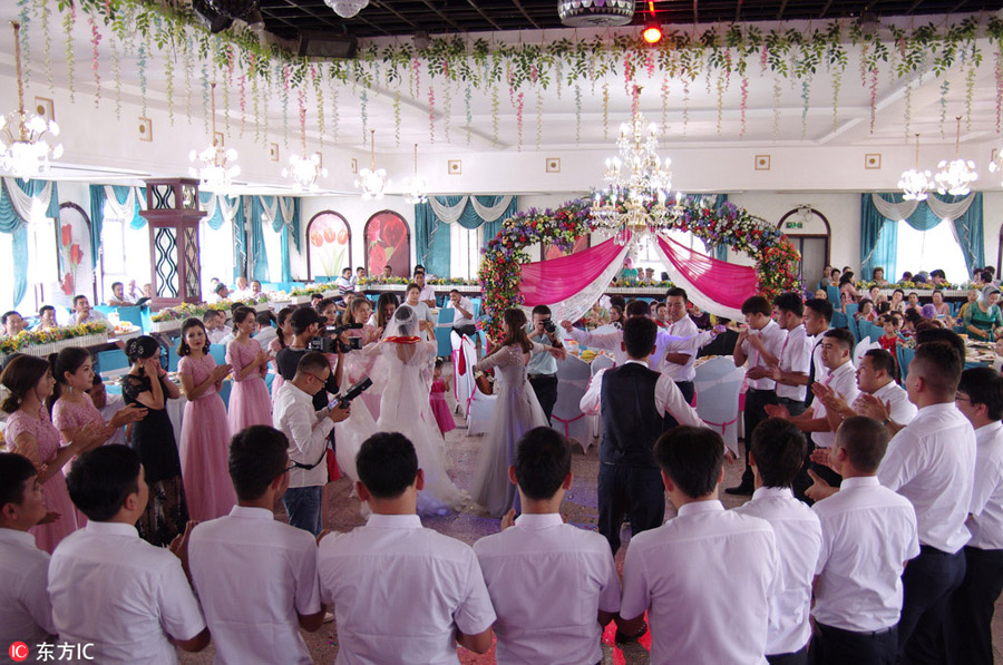 Dancing, food and religion, all in a Xinjiang wedding